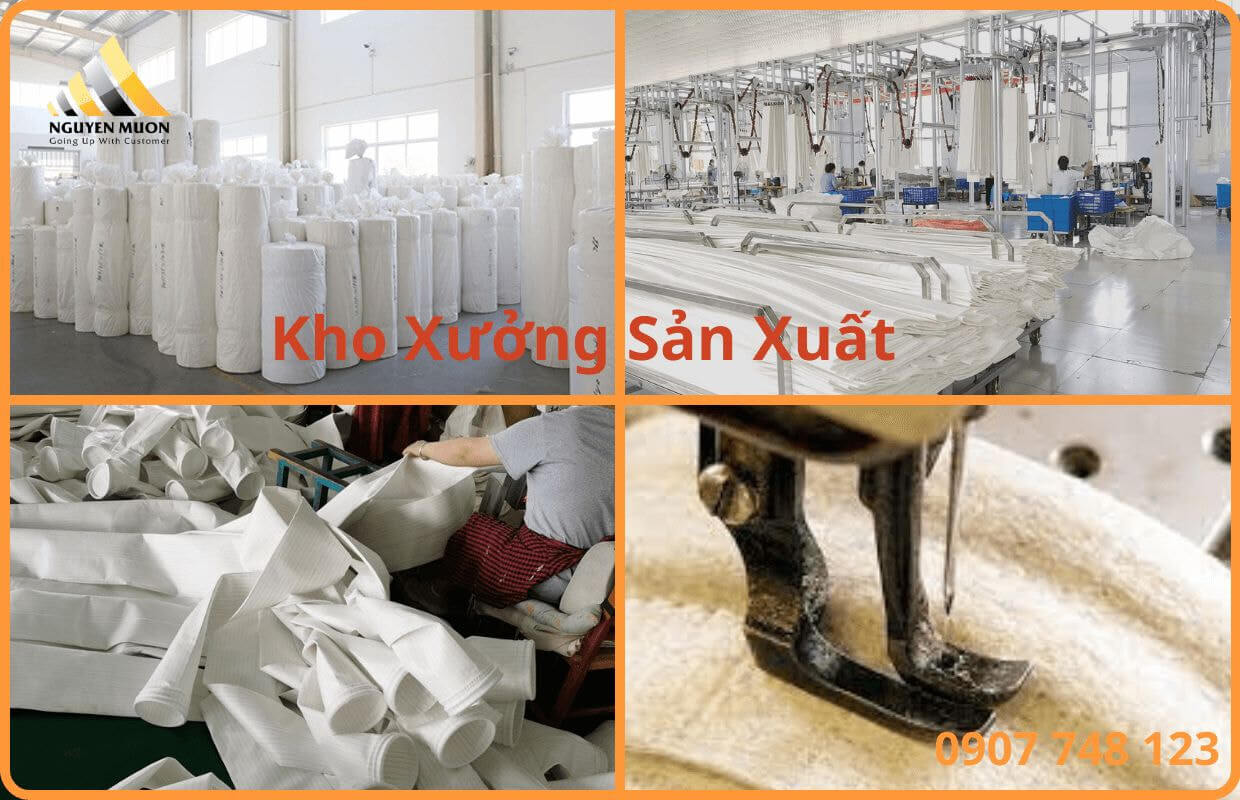 Sản xuất túi lọc bụi công nghiệp