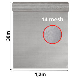 Lưới inox 14 mesh