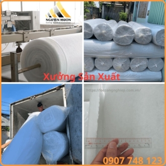 Bông lọc nước nuôi tôm công nghiệp