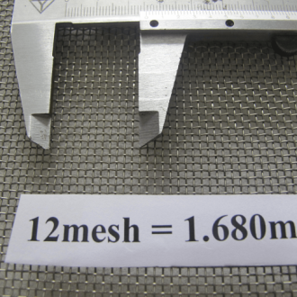 Lưới inox 12 mesh