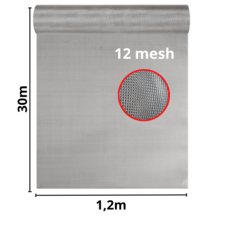 Lưới inox 12 mesh