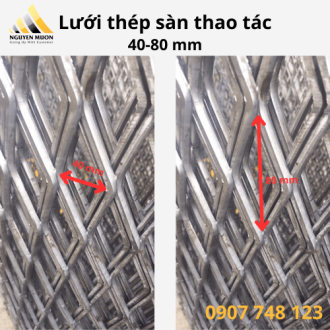 Lưới mắt cáo sàn thao tác