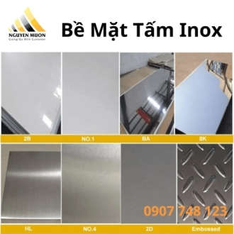 Tấm inox 304 dày 1mm